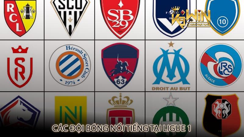 Các đội bóng nổi tiếng tại Ligue 1